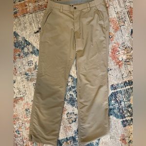Under Armour Tan Golf Pants Men's 36 x 32